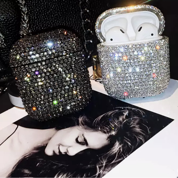 Copied - Copied - Crystal Blinged Apple Airpod 1-2 Case. - Picture 3 of 4